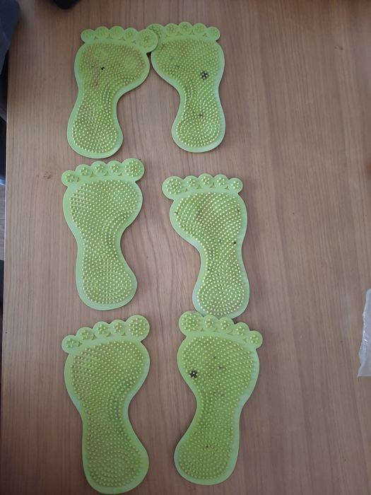 Conjunto de pés antiderrapantes para duche