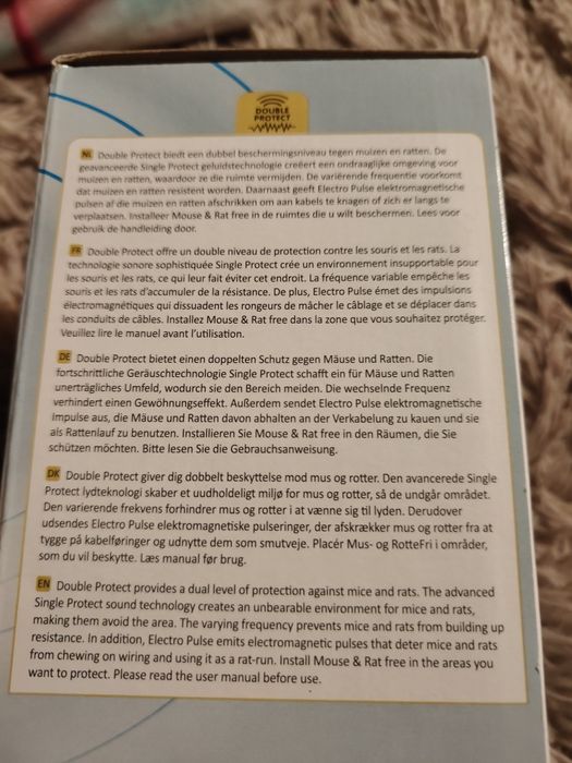 Ultradźwiękowy odstraszacz na myszy i szczury