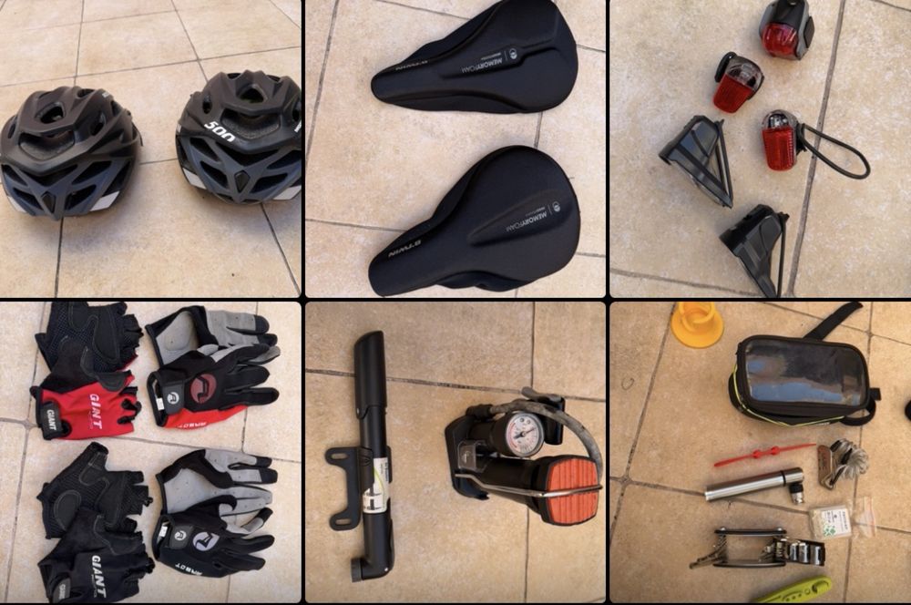 Bicicletas ROCKRIDER 520S e 340 + pack acessórios