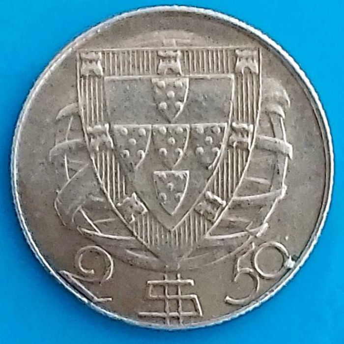 2$50 de 1942, Republica Portuguesa Prata