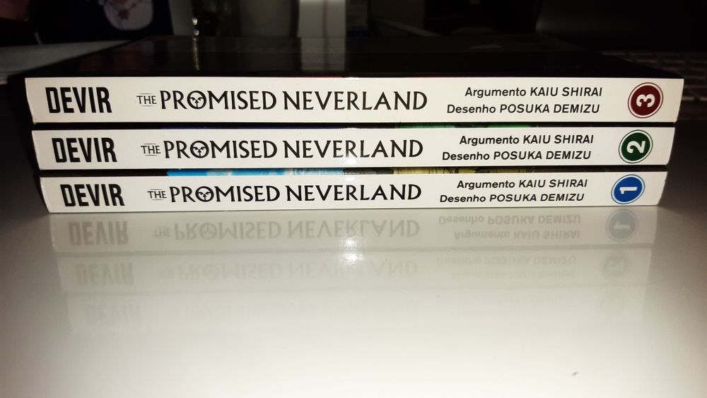 The Promised Neverland Vol. 1, 2, 3 Manga Livro