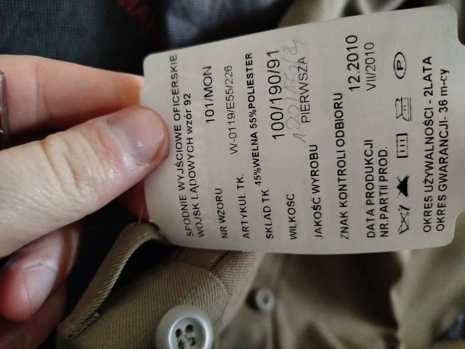 Mundur oficerski wojsk lądowych