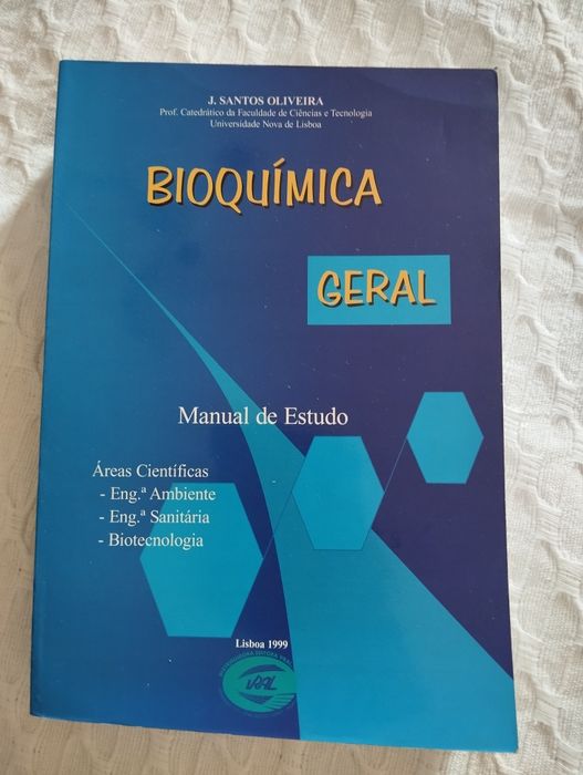 Bioquímica Geral J. Santos Oliveira. Ótimo estado