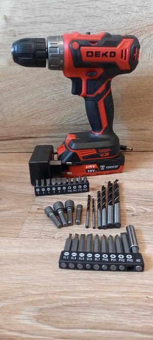 Super wkrętarka, Nowa, 20V, Bateria+ładowarka, MOCNA, Nowa