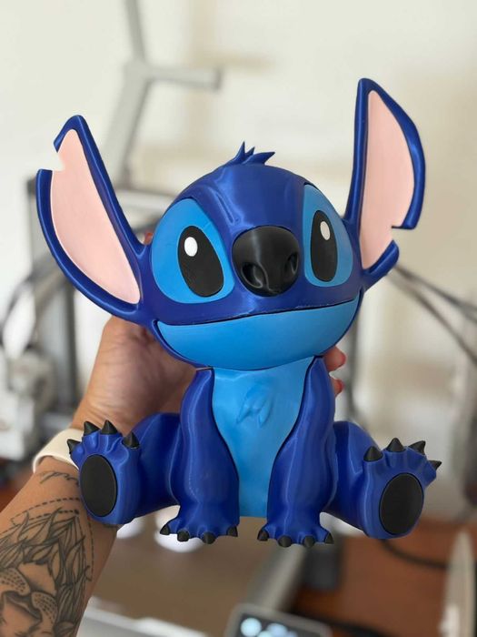 Um Stitch pra chamar de seu! Figura impressa em 3D
