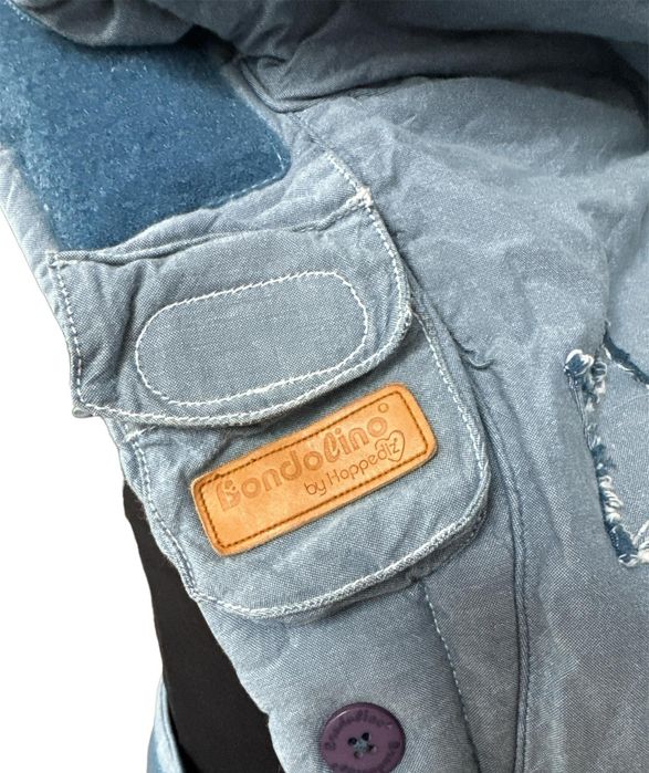 Nosidło nosidełko ergonomiczne hybrydowe Bondolino 3kg-20kg wiązane