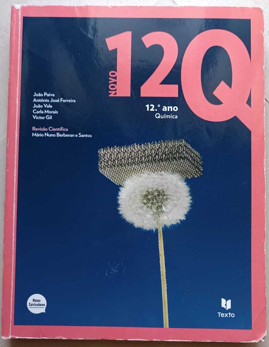 Manual Novo"12 Q" para Química de 12º ano