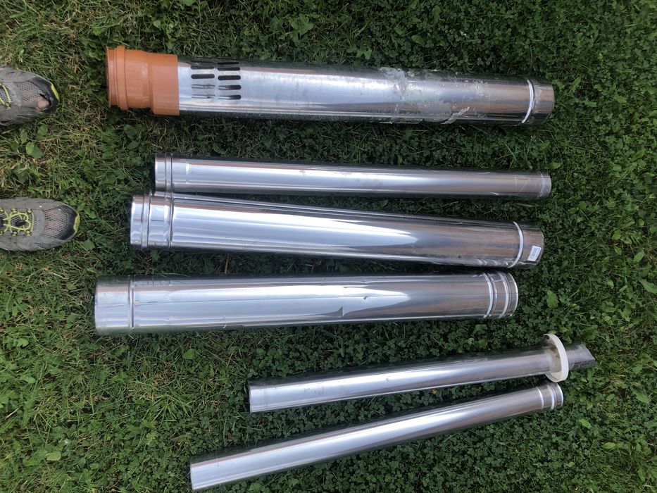 Komin zewnetrzny do pieca gazowego fi 25.