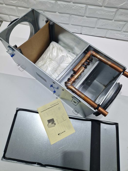 Нагреватель канальный водяной с фильтром Systemair VBF 200