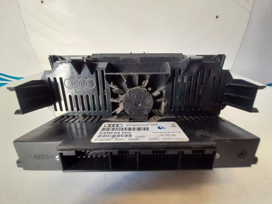 DISPLAY COMANDOS PAINEL CONTROLO AR CONDICIONADO SIMENS VDO 8P0820043P 8P0820043 AUDI A3 8P SLINE