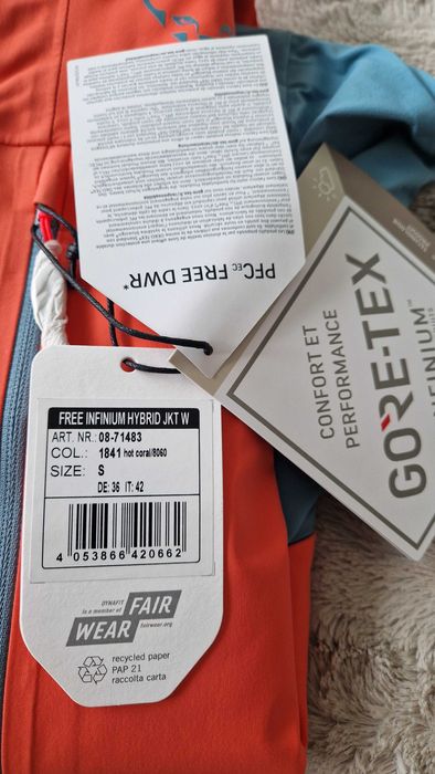 Impermeável montanha Dynafit Womens Free Infinium Hybrid (Gore-Tex)