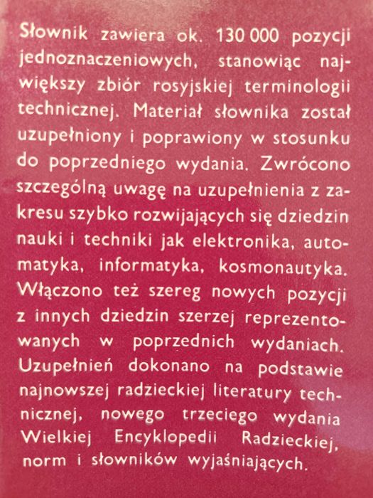 Wielki słownik techniczny rosyjsko-polski
