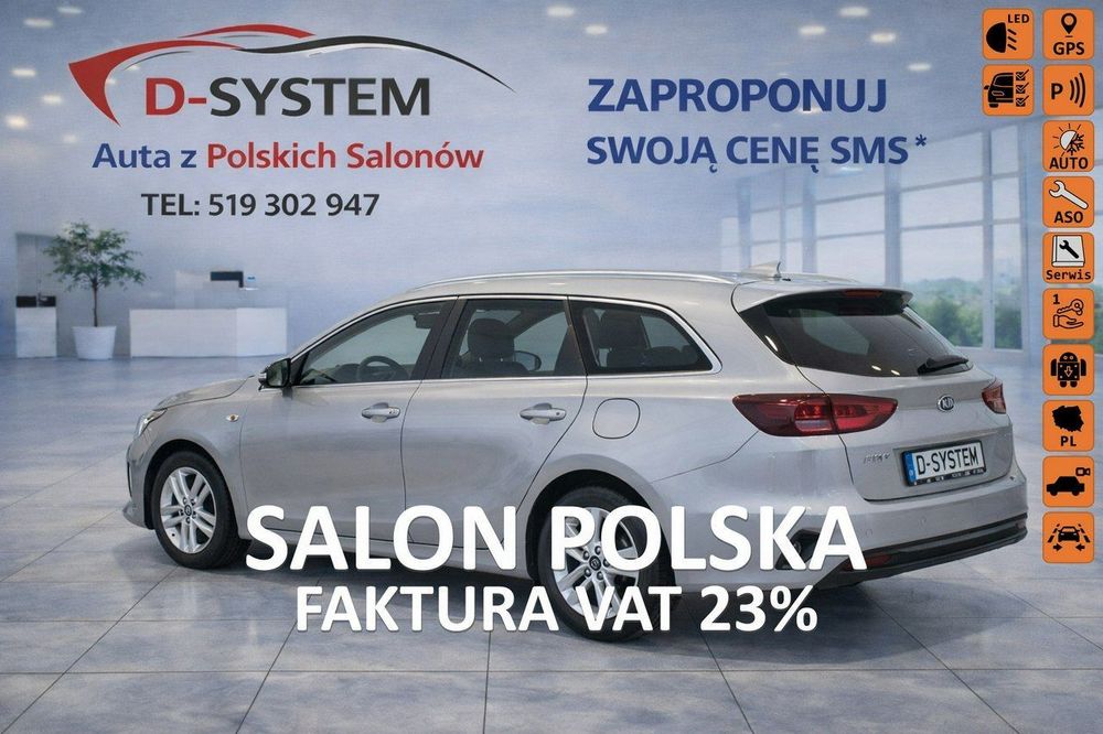Kia Ceed 2021 Tylko Salon Polska Bezwyadkowy 1Właściciel GWARANCJA serwis ASO