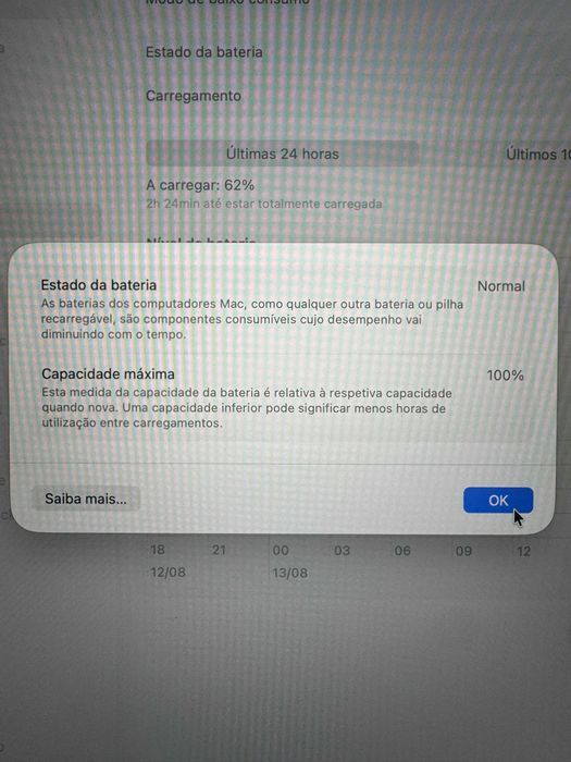 Macbook air de 13P com chip M3 2024/07 igual a novo(rebaixa de preço)