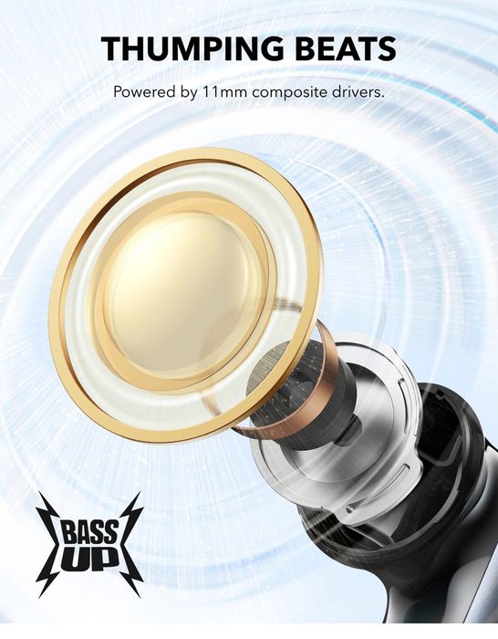 Навушники Anker SoundCore P40i TWS, 12год роботи!