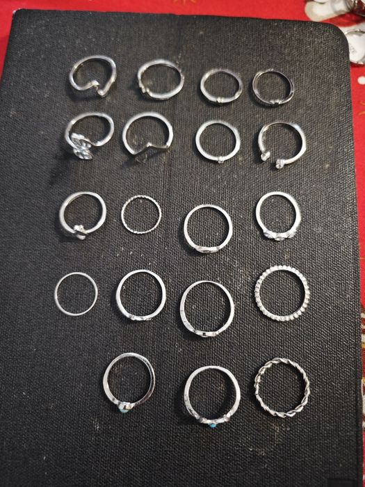 Conjunto de 85 aneis