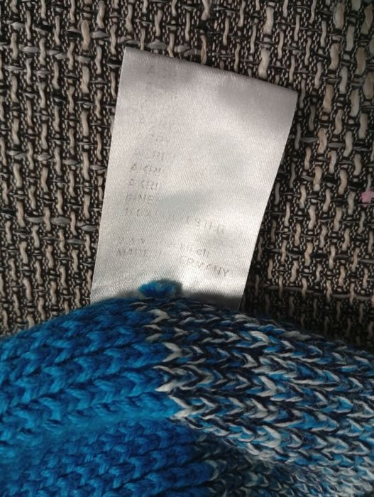 Чоловіча тепла зимова в'язана шапка з вовни мериноса STÖCKLI Merino wool. One Size.