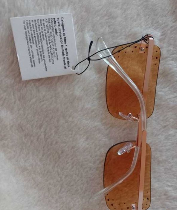 ASOS/ Bogato zdobione okulary przeciwsłoneczne z Londynu, NOWE