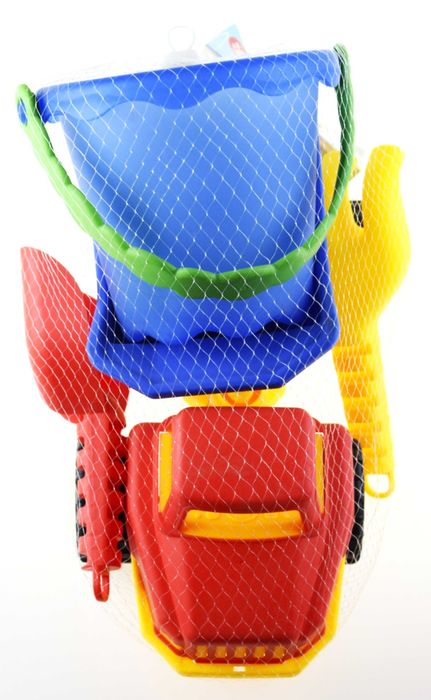 Zestaw do piasku ciężarówka Playtive, kolor czerwony, żółty, niebieski