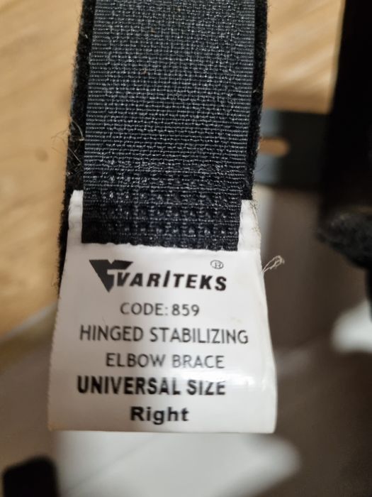 Variteks Stabilizator stawu łokciowego z regulowanym kątem - prawy