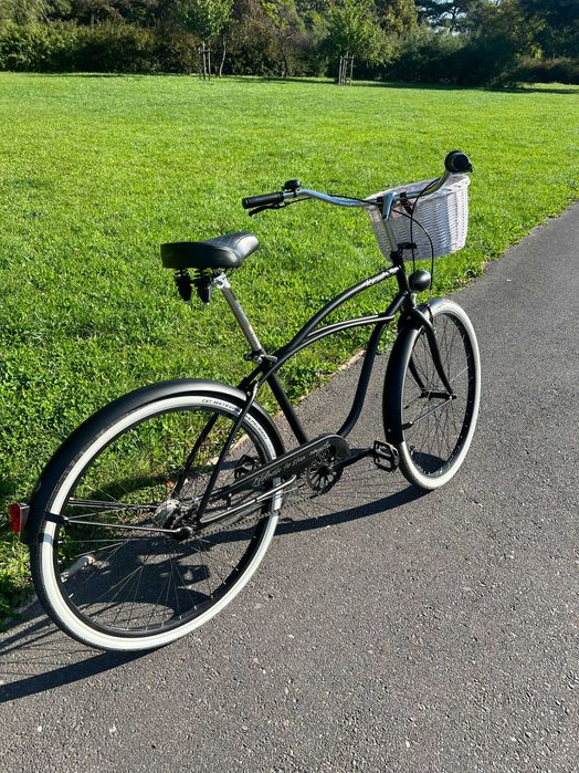 ROWER miejski męski 28 cruiser czarny holenderski 7 biegów shimano