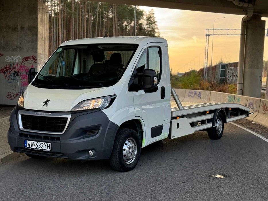 Autolaweta Peugeot Boxer 2018r Polski Salon Niski Przebieg Auto laweta
