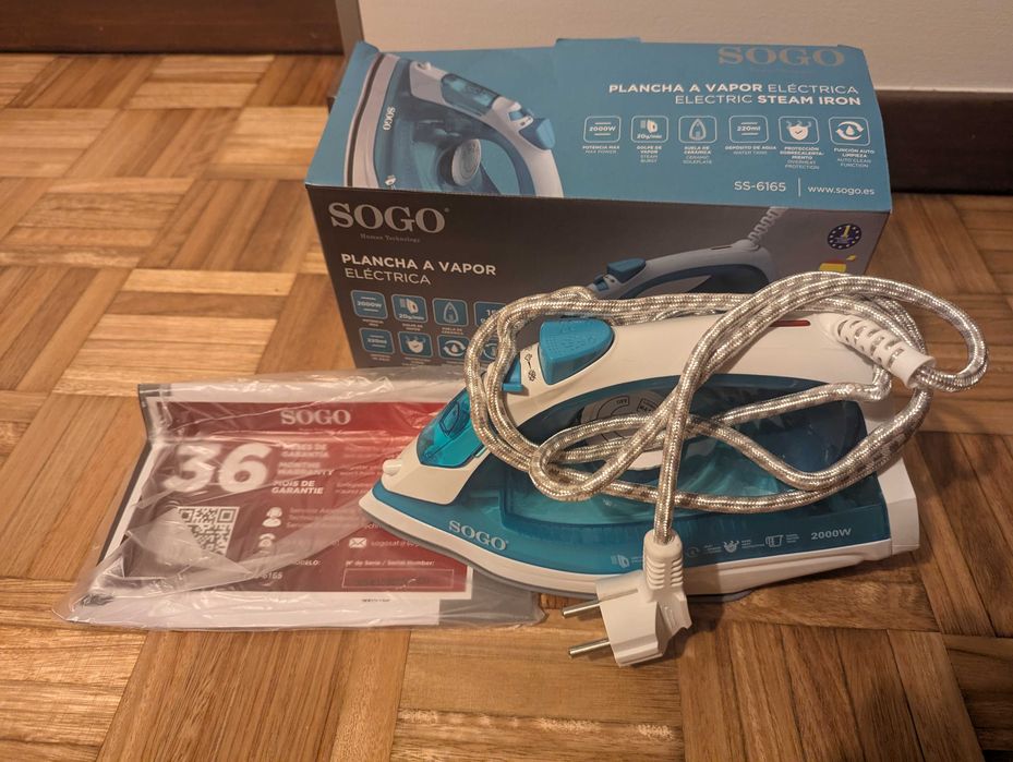 Ferro de engomar Sogo SS-6165 totalmente novo