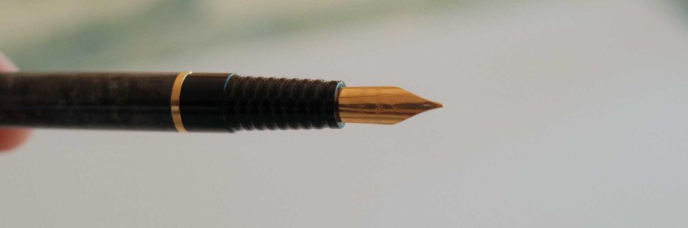 Caneta Tinteiro Waterman Lauréat marmoreada – anos 80/90