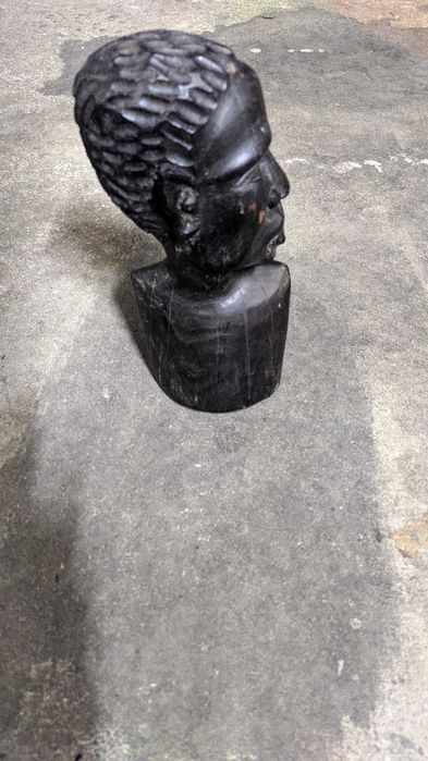Escultura Miniatura Artesanato Angola Homem | Envio grátis*
