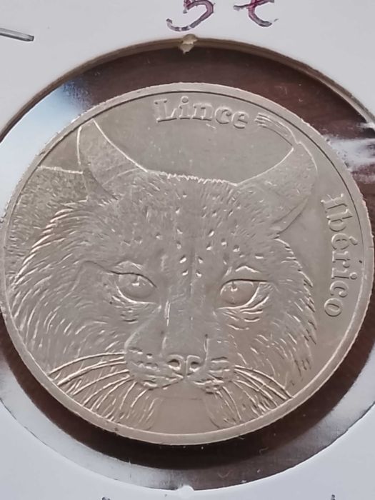 Moeda de 5€ de 2016 - Lince Ibérico