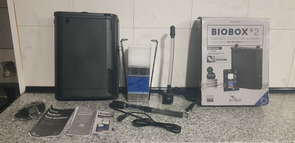 Sistema de filtração interna Aquatlantis Biobox 2 Novo