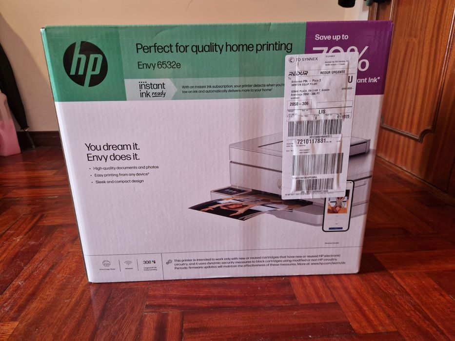 Impressora HP 6532, nova, nunca usada.