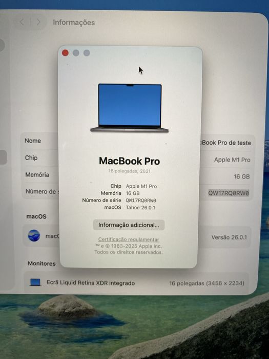 Macbook Pro 16” 16GB RAM 512 SSD