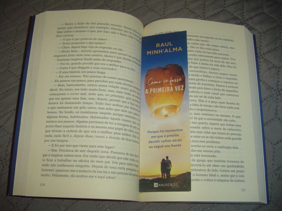 Livro "Como Se Fosse a Primeira Vez" de Raul Minh'alma