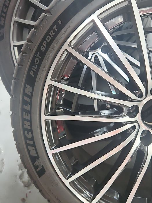 Jantes 18" Estilo AMG Look New Turbine + Pneus Michelin Pilot Sport 5 + Sensores TPMS (Como Novas)