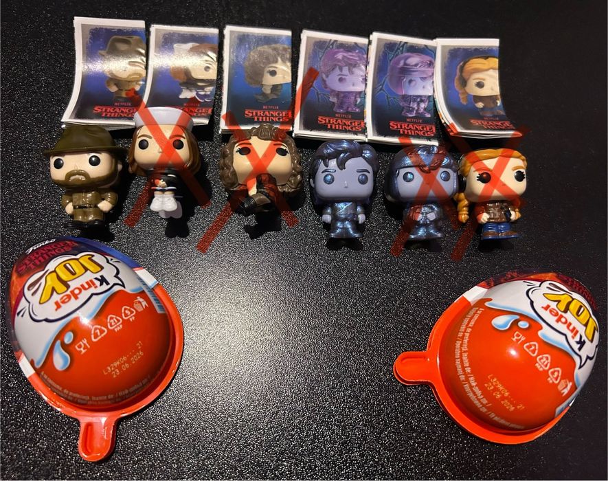 Фігурки дивні дива, Kinder Joy Stranger Things