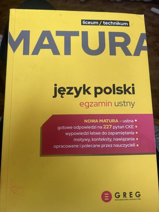 Pomoc maturalna z jezyka polskiego , egzamin ustny