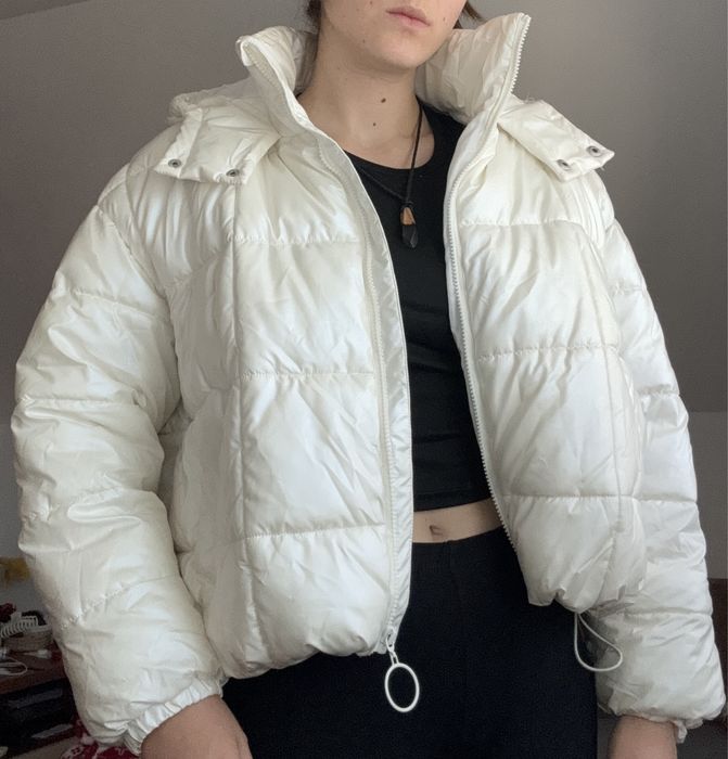 Kurtka biala wiosenna/jesienna