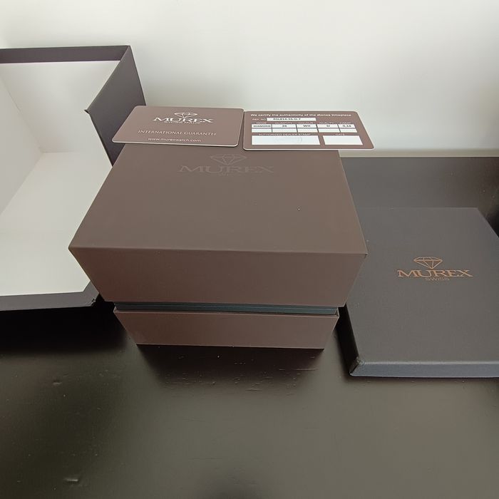 Relógio Murex com 26 diamantes com certificado SI64552464858753124
