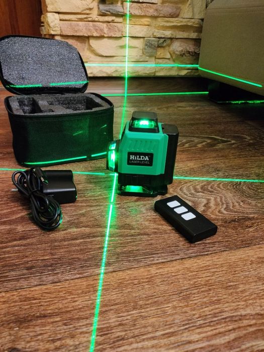Лазерний рівень  HILDA 4D 16 ліній  лазерный уровень нивелир