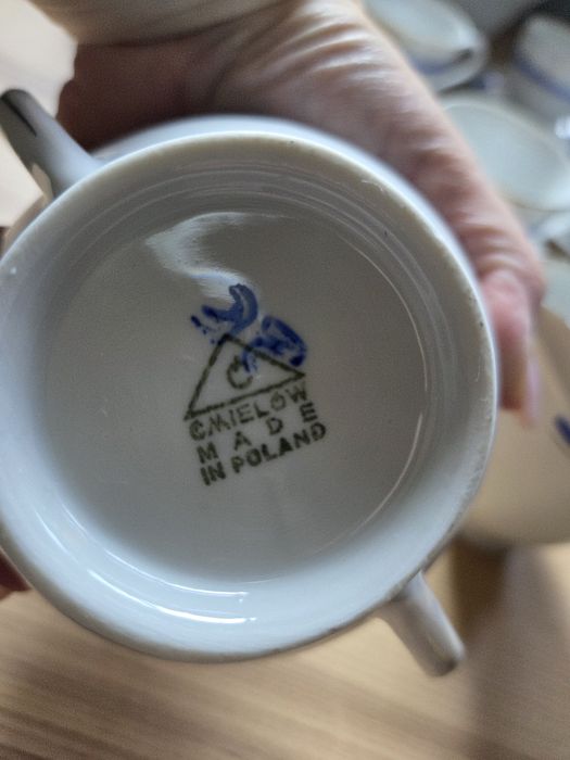 Serwis kawowy porcelana Ćmielów