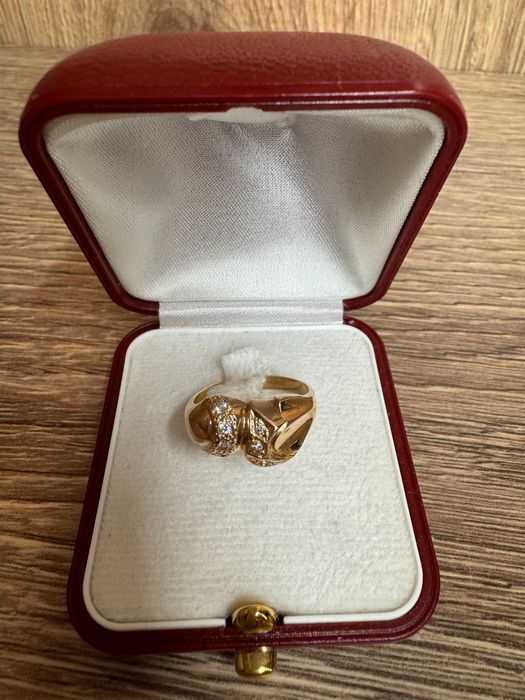 Wyrób Jubilerski Złoty Pierścionek Próba 585 Waga 4.55g Rozmiar 18