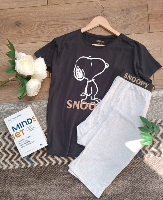 Жіноча бавовняна піжама (L)