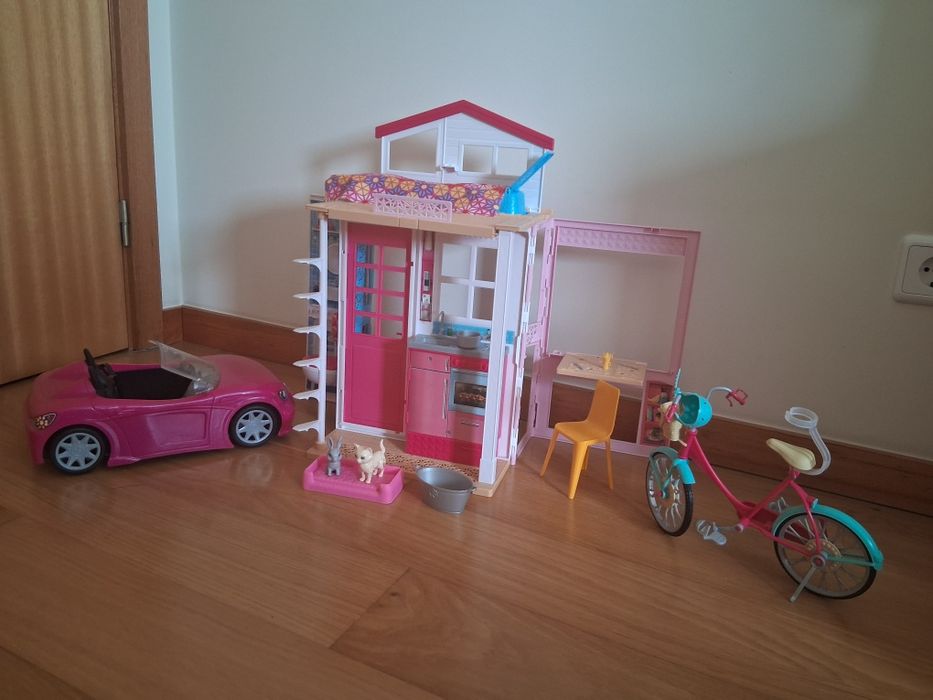 Casa + Carro + Bicicleta  _ BARBIE