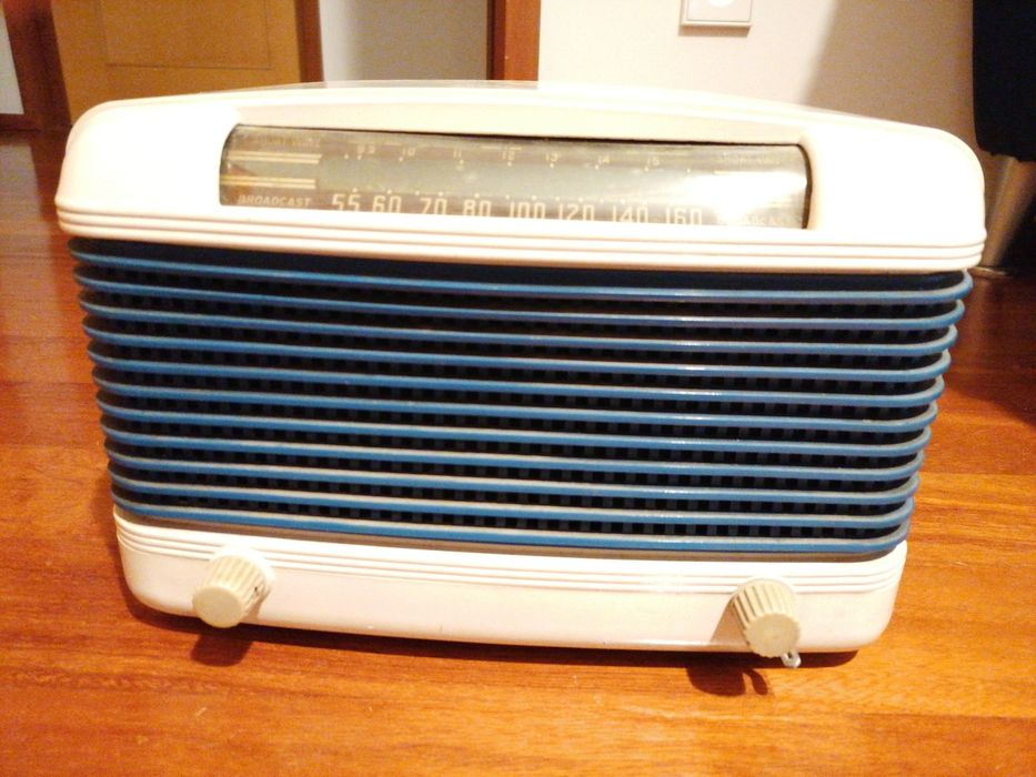 Farnsworth Radio Made in USA, Blue and White