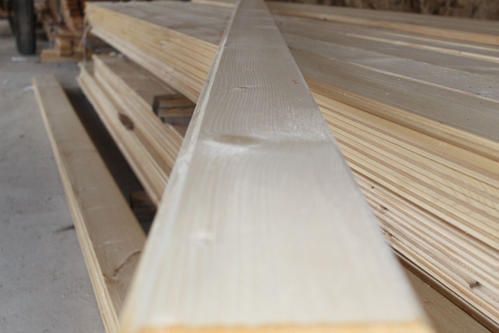 Deska pióro-wpust,po suszarni szalunkową obiciowa boazeria świerk modr