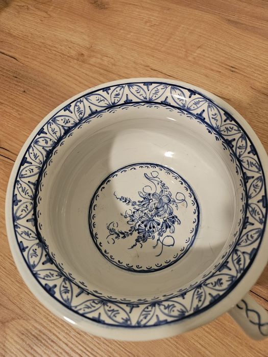 Penico antigo pintado à mão