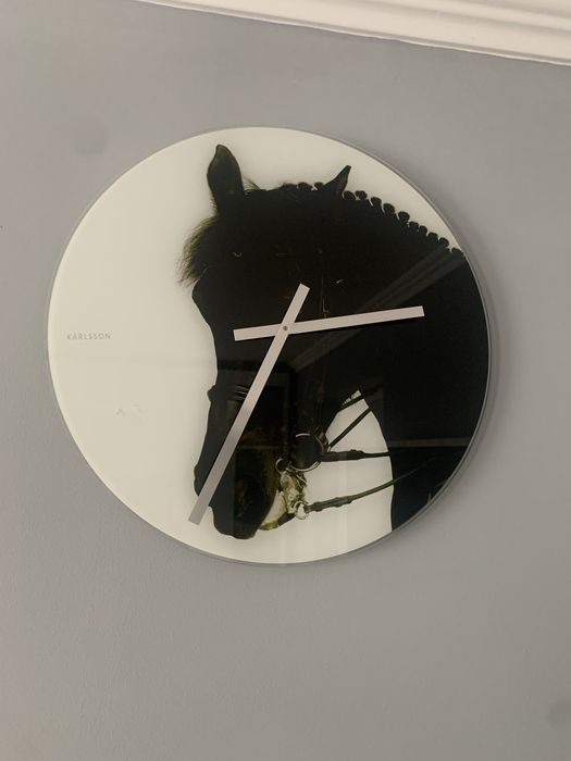 Sprzedam zegar z nadrukiem konia