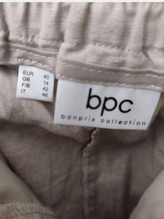 Damskie spodnie lniane