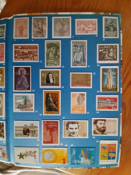 Colecção de selos de Portugal, réplicas